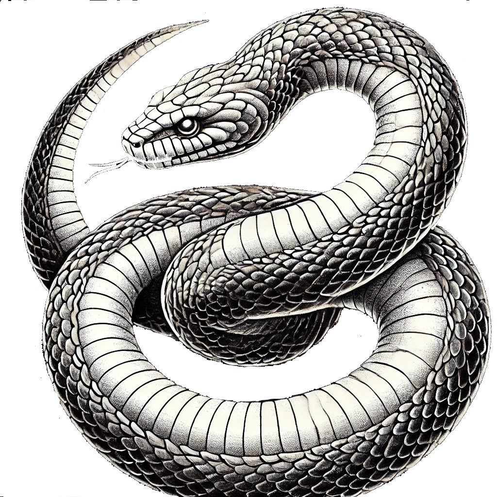 Serpent guardian of Ukhu Pacha representing transformation and healing in Andean cosmology